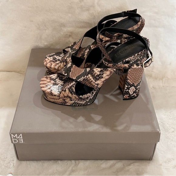 Priscilla‎ Wraparound Platform Sandal - Women's Size 10 - Picture 4 of 14